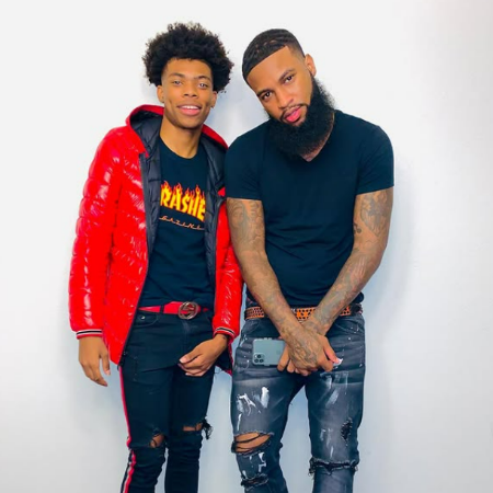 Dawaine Sails with his brother Chris Sails.